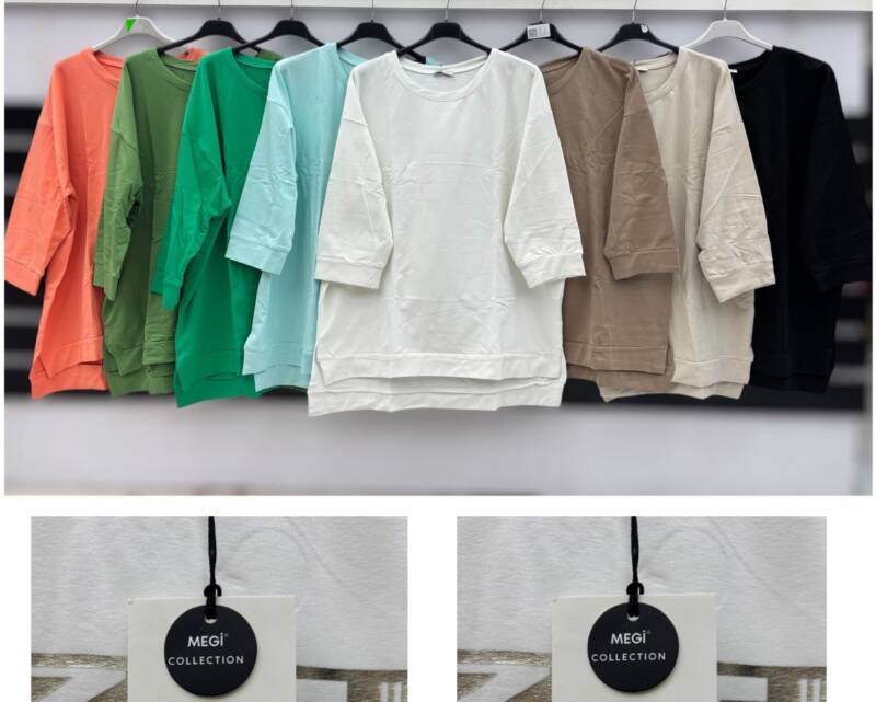 Bluzki damskie Roz S-XL, Mix Kolor Paczka 12 szt